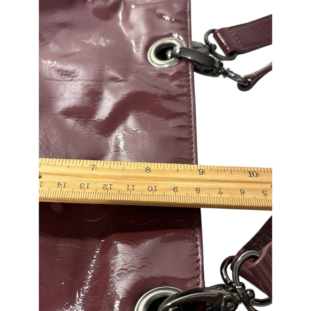 Preview International Purple Handbag Purse NOS From Nordstrom Shiny w/ Tags - Picture 8 of 16